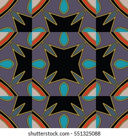 The endless texture.Vector ornaments. Abstract geometric illustration. Pattern for website, corporate style, party invitation, wallpaper.