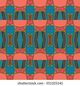The endless texture.Vector ornaments. Abstract geometric illustration. Pattern for website, corporate style, party invitation, wallpaper.