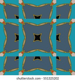 The endless texture.Vector ornaments. Abstract geometric illustration. Pattern for website, corporate style, party invitation, wallpaper.