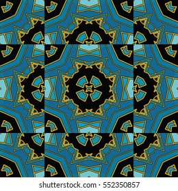 The endless texture.Vector ornaments. Abstract geometric illustration. Pattern for website, corporate style, party invitation, wallpaper.