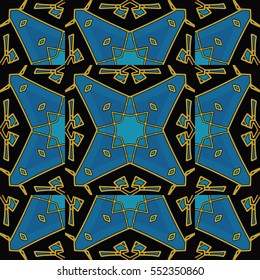 The endless texture.Vector ornaments. Abstract geometric illustration. Pattern for website, corporate style, party invitation, wallpaper.