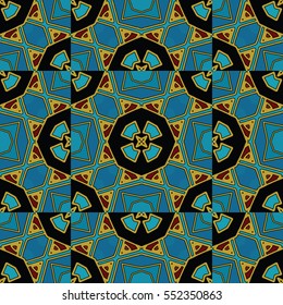 The endless texture.Vector ornaments. Abstract geometric illustration. Pattern for website, corporate style, party invitation, wallpaper.