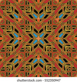 The endless texture.Vector ornaments. Abstract geometric illustration. Pattern for website, corporate style, party invitation, wallpaper.