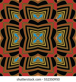 The endless texture.Vector ornaments. Abstract geometric illustration. Pattern for website, corporate style, party invitation, wallpaper.