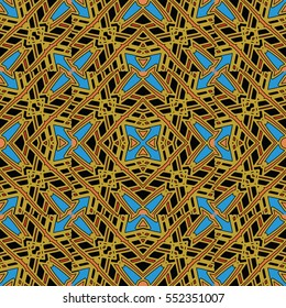 The endless texture.Vector ornaments. Abstract geometric illustration. Pattern for website, corporate style, party invitation, wallpaper.