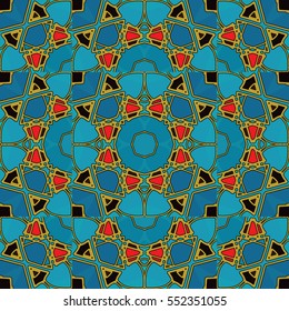 The endless texture.Vector ornaments. Abstract geometric illustration. Pattern for website, corporate style, party invitation, wallpaper.
