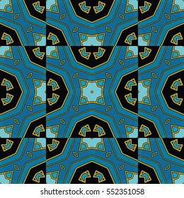 The endless texture.Vector ornaments. Abstract geometric illustration. Pattern for website, corporate style, party invitation, wallpaper.