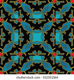 The endless texture.Vector ornaments. Abstract geometric illustration. Pattern for website, corporate style, party invitation, wallpaper.