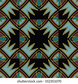 The endless texture.Vector ornaments. Abstract geometric illustration. Pattern for website, corporate style, party invitation, wallpaper.