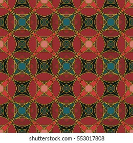 The endless texture.Vector ornaments. Abstract geometric illustration. Pattern for website, corporate style, party invitation, wallpaper.