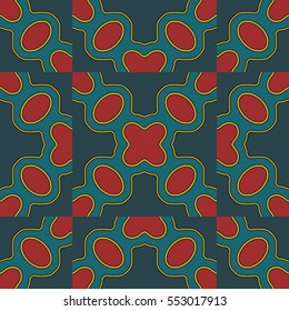 The endless texture.Vector ornaments. Abstract geometric illustration. Pattern for website, corporate style, party invitation, wallpaper.