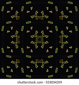 The endless texture.Vector ornaments. Abstract geometric illustration. Pattern for website, corporate style, party invitation, wallpaper.