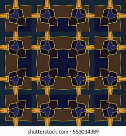 The endless texture.Vector ornaments. Abstract geometric illustration. Pattern for website, corporate style, party invitation, wallpaper.