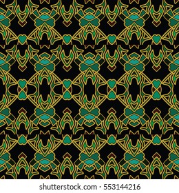 The endless texture.Vector ornaments. Abstract geometric illustration. Pattern for website, corporate style, party invitation, wallpaper.