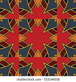 The endless texture.Vector ornaments. Abstract geometric illustration. Pattern for website, corporate style, party invitation, wallpaper.