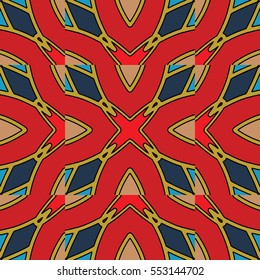 The endless texture.Vector ornaments. Abstract geometric illustration. Pattern for website, corporate style, party invitation, wallpaper.