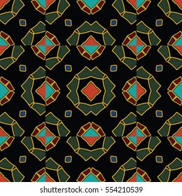 The endless texture.Vector ornaments. Abstract geometric illustration. Pattern for website, corporate style, party invitation, wallpaper.