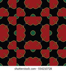 The endless texture.Vector ornaments. Abstract geometric illustration. Pattern for website, corporate style, party invitation, wallpaper.