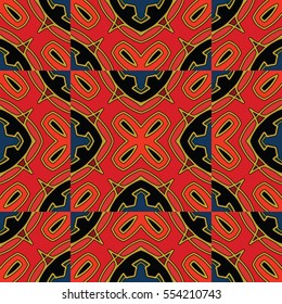 The endless texture.Vector ornaments. Abstract geometric illustration. Pattern for website, corporate style, party invitation, wallpaper.