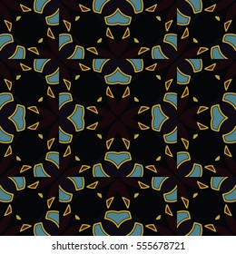 The endless texture.Vector ornaments. Abstract geometric illustration. Pattern for website, corporate style, party invitation, wallpaper.