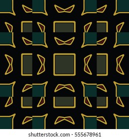 The endless texture.Vector ornaments. Abstract geometric illustration. Pattern for website, corporate style, party invitation, wallpaper.