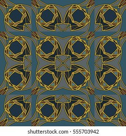 The endless texture.Vector ornaments. Abstract geometric illustration. Pattern for website, corporate style, party invitation, wallpaper.