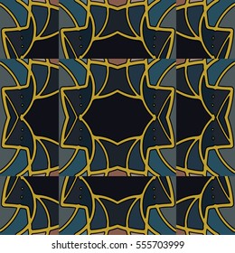 The endless texture.Vector ornaments. Abstract geometric illustration. Pattern for website, corporate style, party invitation, wallpaper.