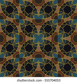 The endless texture.Vector ornaments. Abstract geometric illustration. Pattern for website, corporate style, party invitation, wallpaper.