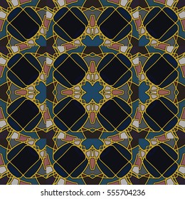 The endless texture.Vector ornaments. Abstract geometric illustration. Pattern for website, corporate style, party invitation, wallpaper.