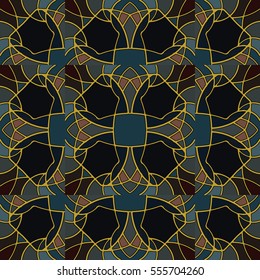 The endless texture.Vector ornaments. Abstract geometric illustration. Pattern for website, corporate style, party invitation, wallpaper.