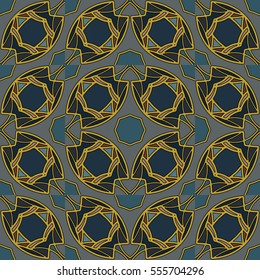 The endless texture.Vector ornaments. Abstract geometric illustration. Pattern for website, corporate style, party invitation, wallpaper.