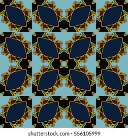 The endless texture.Vector ornaments. Abstract geometric illustration. Pattern for website, corporate style, party invitation, wallpaper.