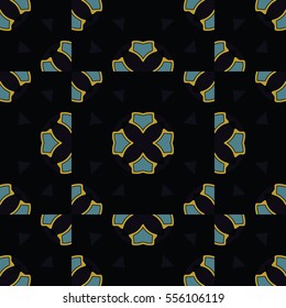 The endless texture.Vector ornaments. Abstract geometric illustration. Pattern for website, corporate style, party invitation, wallpaper.