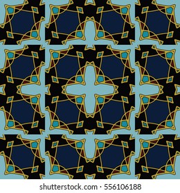 The endless texture.Vector ornaments. Abstract geometric illustration. Pattern for website, corporate style, party invitation, wallpaper.