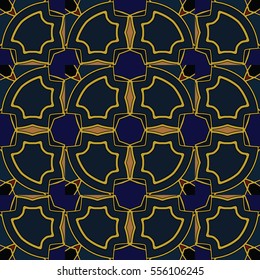 The endless texture.Vector ornaments. Abstract geometric illustration. Pattern for website, corporate style, party invitation, wallpaper.