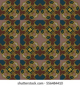 The endless texture.Vector ornaments. Abstract geometric illustration. Pattern for website, corporate style, party invitation, wallpaper.