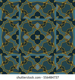 The endless texture.Vector ornaments. Abstract geometric illustration. Pattern for website, corporate style, party invitation, wallpaper.