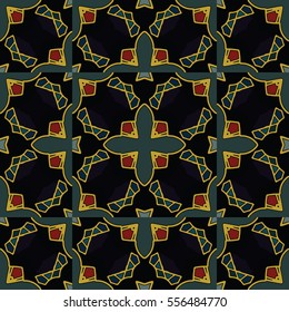 The endless texture.Vector ornaments. Abstract geometric illustration. Pattern for website, corporate style, party invitation, wallpaper.