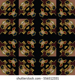 The endless texture.Vector ornaments. Abstract geometric illustration. Pattern for website, corporate style, party invitation, wallpaper.