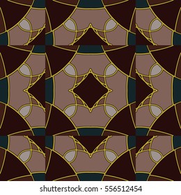 The endless texture.Vector ornaments. Abstract geometric illustration. Pattern for website, corporate style, party invitation, wallpaper.