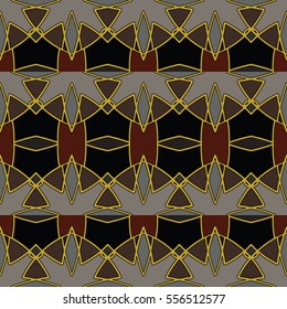 The endless texture.Vector ornaments. Abstract geometric illustration. Pattern for website, corporate style, party invitation, wallpaper.