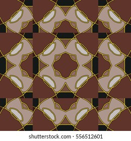 The endless texture.Vector ornaments. Abstract geometric illustration. Pattern for website, corporate style, party invitation, wallpaper.