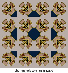 The endless texture.Vector ornaments. Abstract geometric illustration. Pattern for website, corporate style, party invitation, wallpaper.