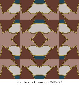 The endless texture.Vector ornaments. Abstract geometric illustration. Pattern for website, corporate style, party invitation, wallpaper.