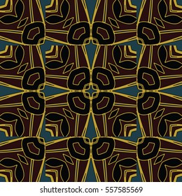 The endless texture.Vector ornaments. Abstract geometric illustration. Pattern for website, corporate style, party invitation, wallpaper.