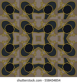 The endless texture.Vector ornaments. Abstract geometric illustration. Pattern for website, corporate style, party invitation, wallpaper.