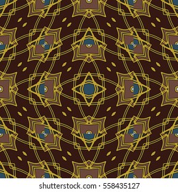 The endless texture.Vector ornaments. Abstract geometric illustration. Pattern for website, corporate style, party invitation, wallpaper.