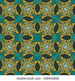 The endless texture.Vector ornaments. Abstract geometric illustration. Pattern for website, corporate style, party invitation, wallpaper.