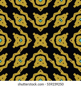 The endless texture.Vector ornaments. Abstract geometric illustration. Pattern for website, corporate style, party invitation, wallpaper.