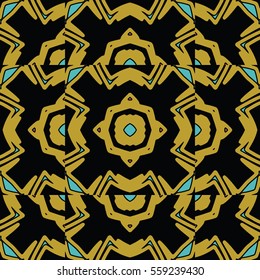 The endless texture.Vector ornaments. Abstract geometric illustration. Pattern for website, corporate style, party invitation, wallpaper.